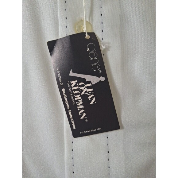 Vintage Enro Shirt Men's XL Fashion Knit Qiana Klopman Nylon Off White NWT - Picture 4 of 10